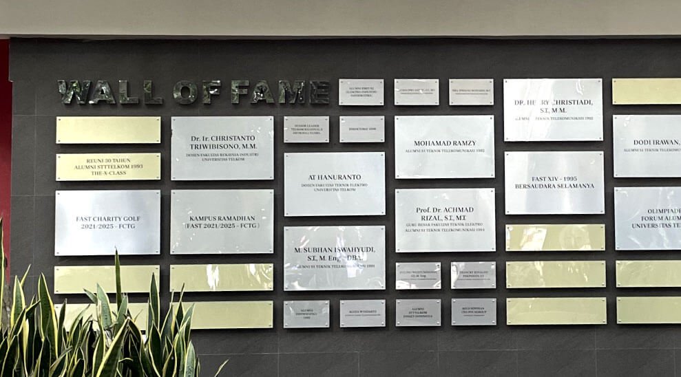Wall Of Fame Telkom University
